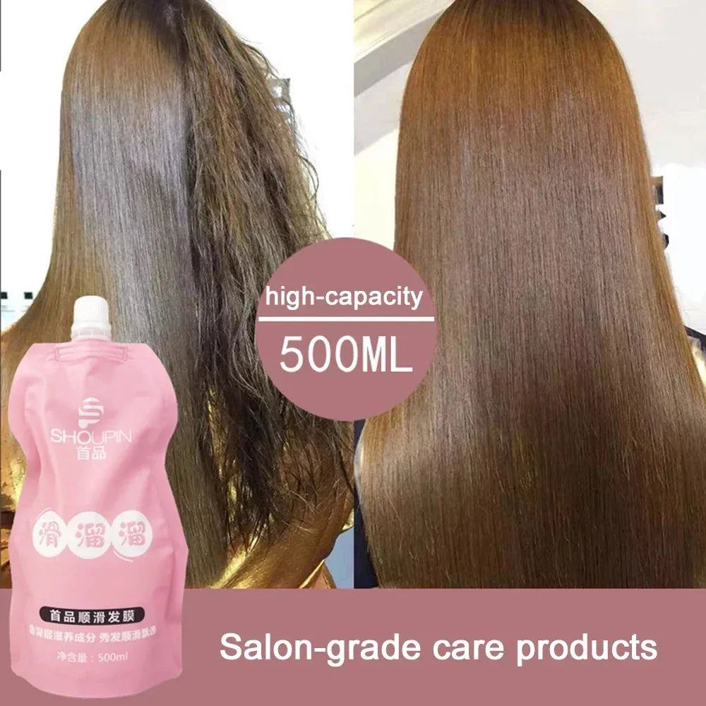 500ml Keratin Hair Mask 5 Seconds Repair Damage Frizzy Hair Damage Mask Hair Shiny Hair Care Hair Mask Treatment Scalp 2024 New