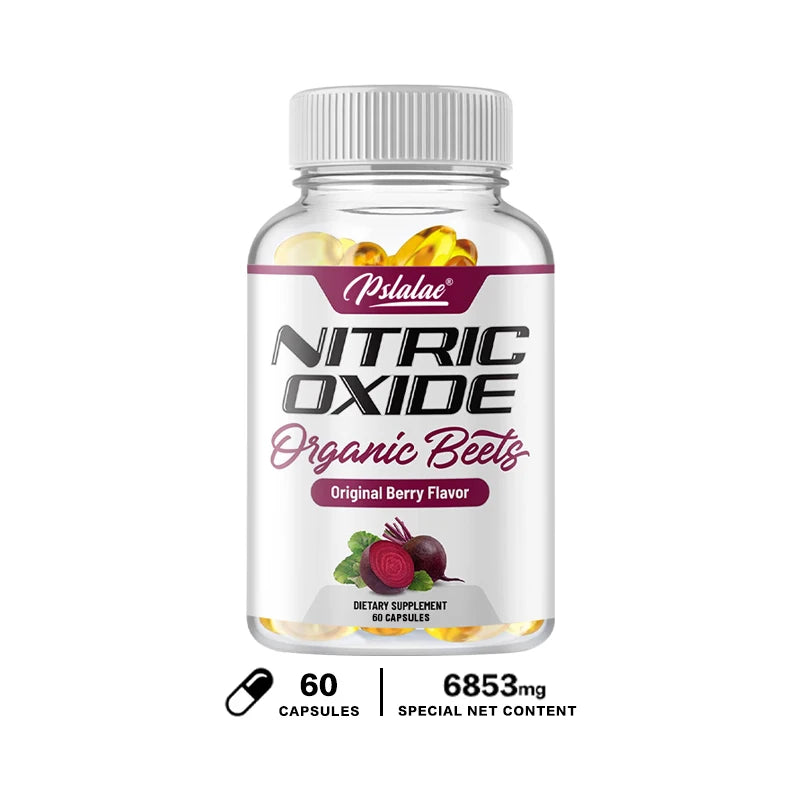 Nitric Oxide Supplement - with Beetroot - Energy, Strength & Endurance Support