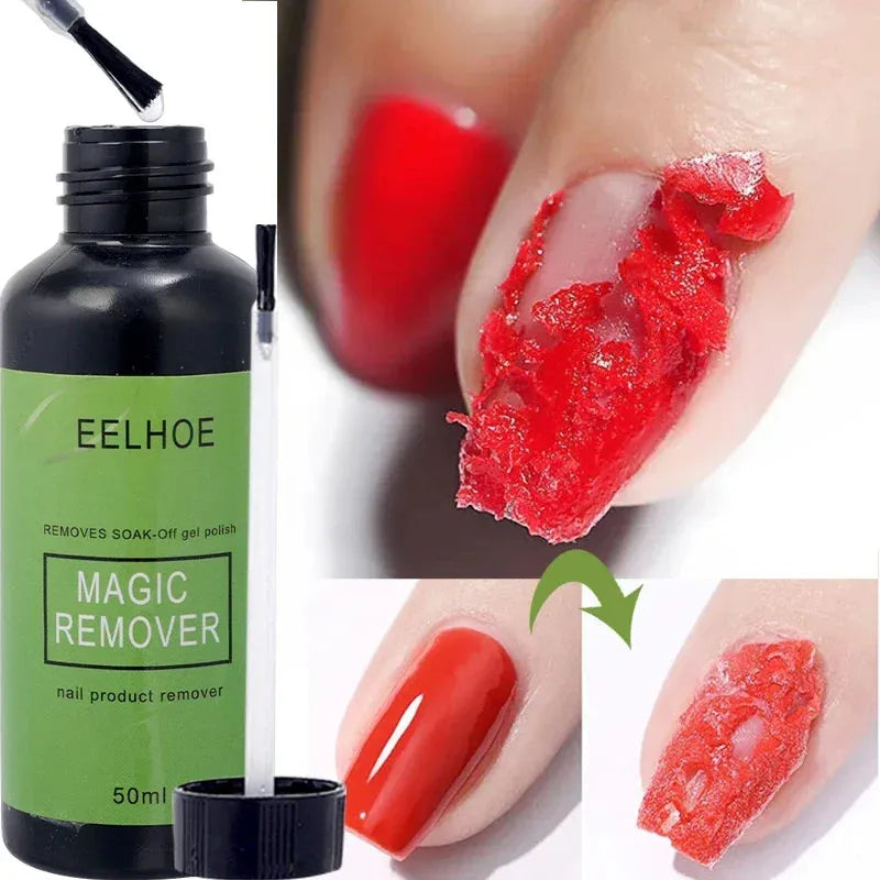 10/15/30/50ML Magic Remover Nail Polish Fast Clean UV Soak Off Layer Semi-permanet Manicure Nails Art Removal Acrylic Gel Tools