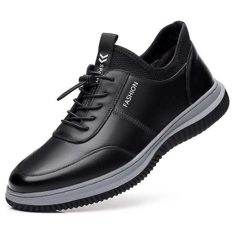 Wnfsy Men Casual Leather Shoes Men's Breathable Business Shoes - Jointcorp