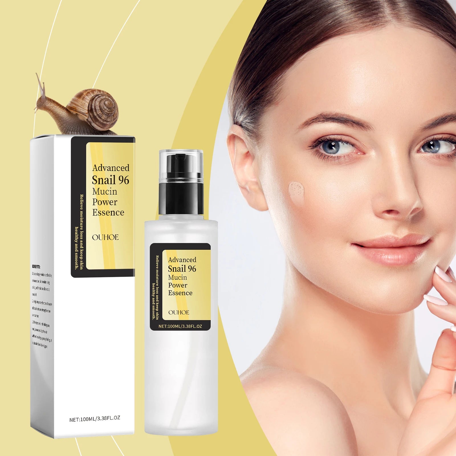 Advanced Snail 96 Mucin Power Essence Fading Fine Lines Moisturizing Lifting Firming Smoothing Nourishin Brightening Skin Care