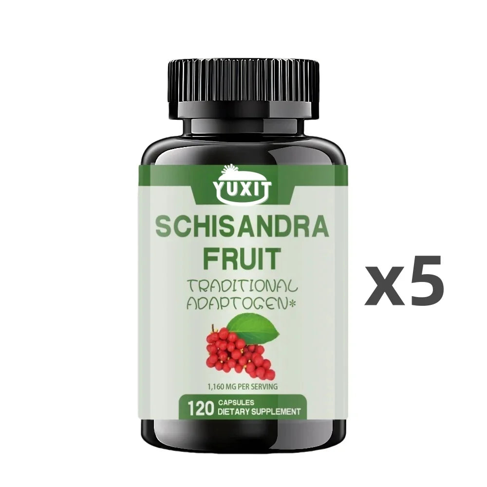 YUXIT Schizandra Berry Herbal Supplement Stress Relief Liver Support Natural Relaxation