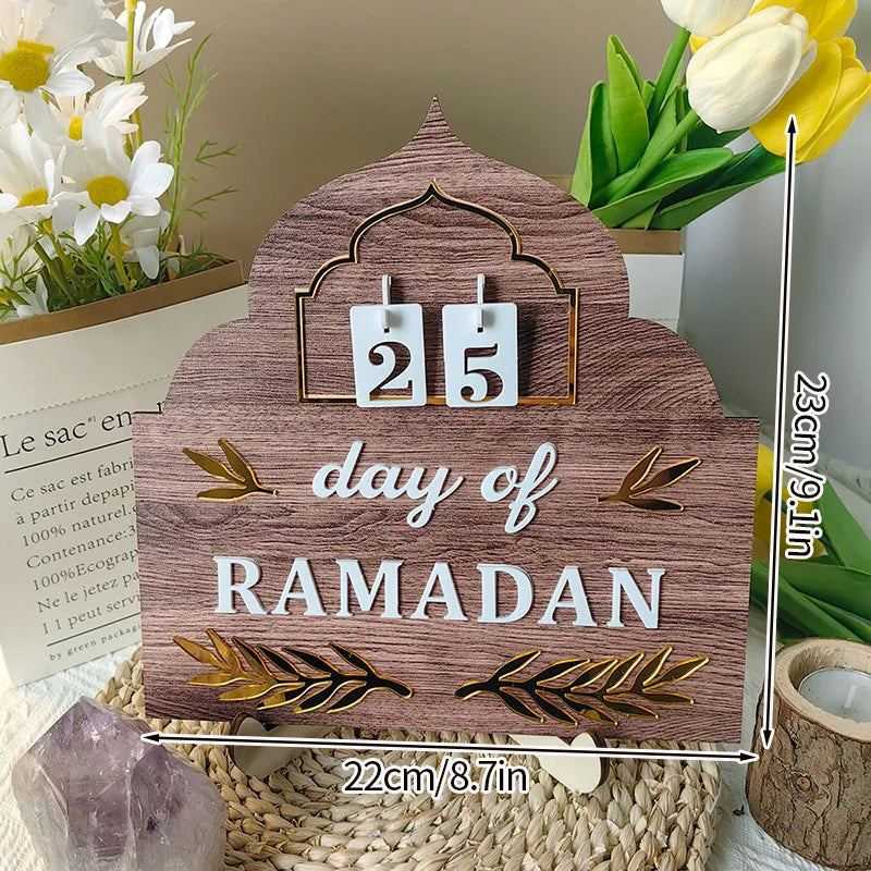 Eid Advent Calendars Ramadan Countdown Calendar 2025  Muslim Islamic Festive Decor Eid al-Fitr Decorations Eid Mubarak Gifts