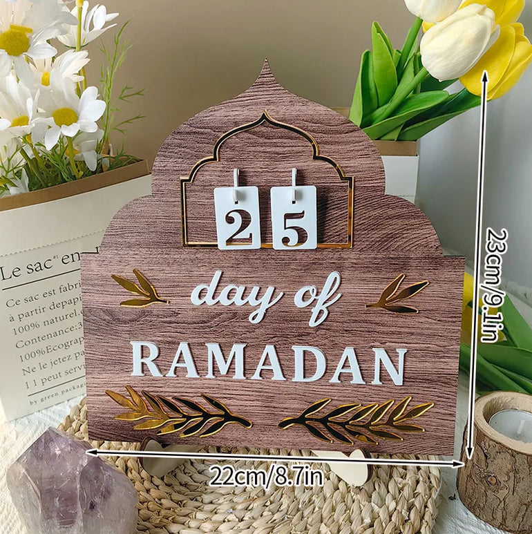 Eid Advent Calendars Ramadan Countdown Calendar 2025  Muslim Islamic Festive Decor Eid al-Fitr Decorations Eid Mubarak Gifts