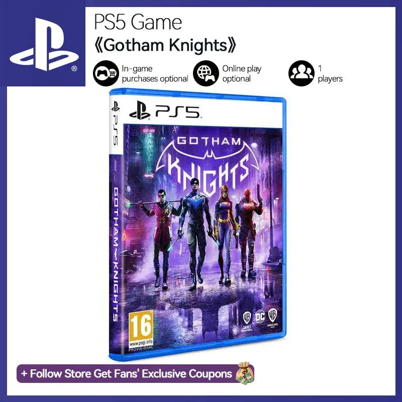 Sony PlayStation 5 Gotham Knights PS5 Game Deals GOTHAM KNIGHTS for Platform PlayStation5 PS5 Game Disks