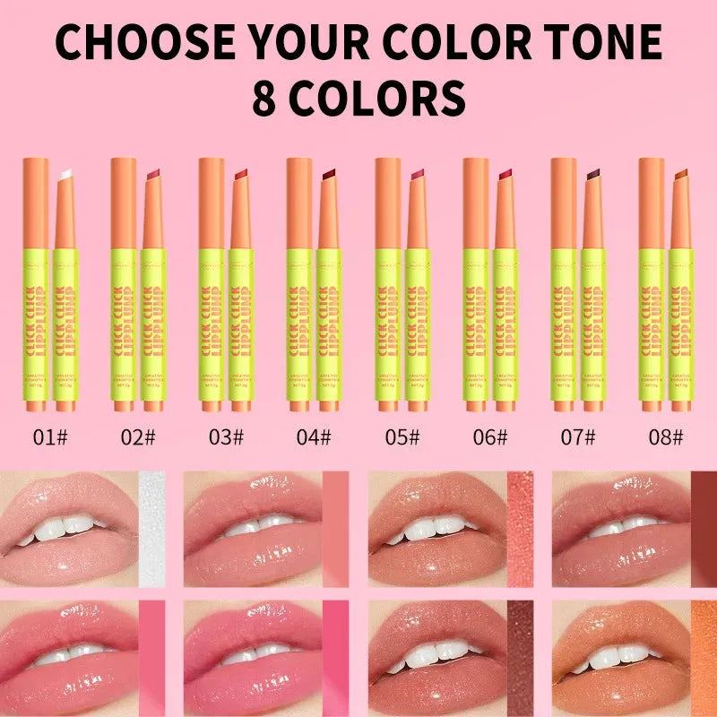 Jolly Mirror Glass Nourishing Moisturing Lipstick Pearlescent Gloss Tint Plumper Long Lasting Waterproof Lipstick Makeup 24HR