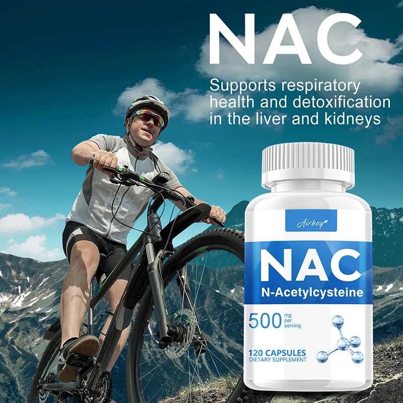 NAC - N-Acetylcysteine - Respiratory Health, Immune Health, Promote Liver and Kidney Detoxification