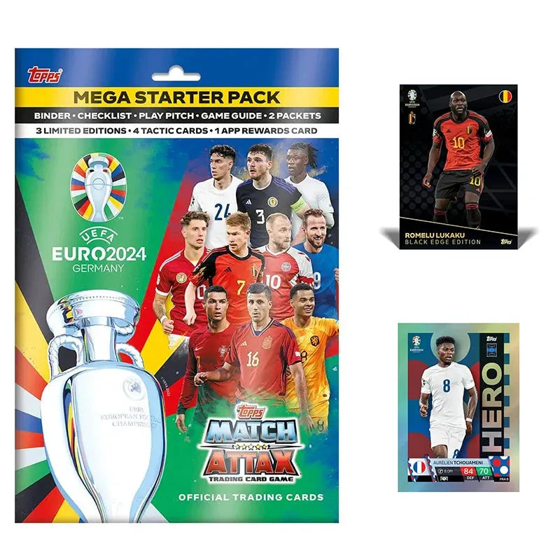 Topps 2024 Match Attax Starter Pack Ballsuperstar Collection Card Rare Ronaldo Celebration Card Fan Gift Free Shipping