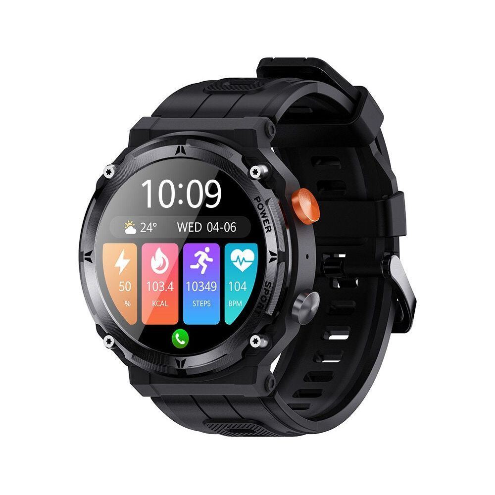 SKMEI 410mAh 1.39 Inch Swimming Pedometer Sport Smartwatch Mens Heart Rate Monitoring Bluetooth Call Smart Watch for Android IOS - Jointcorp