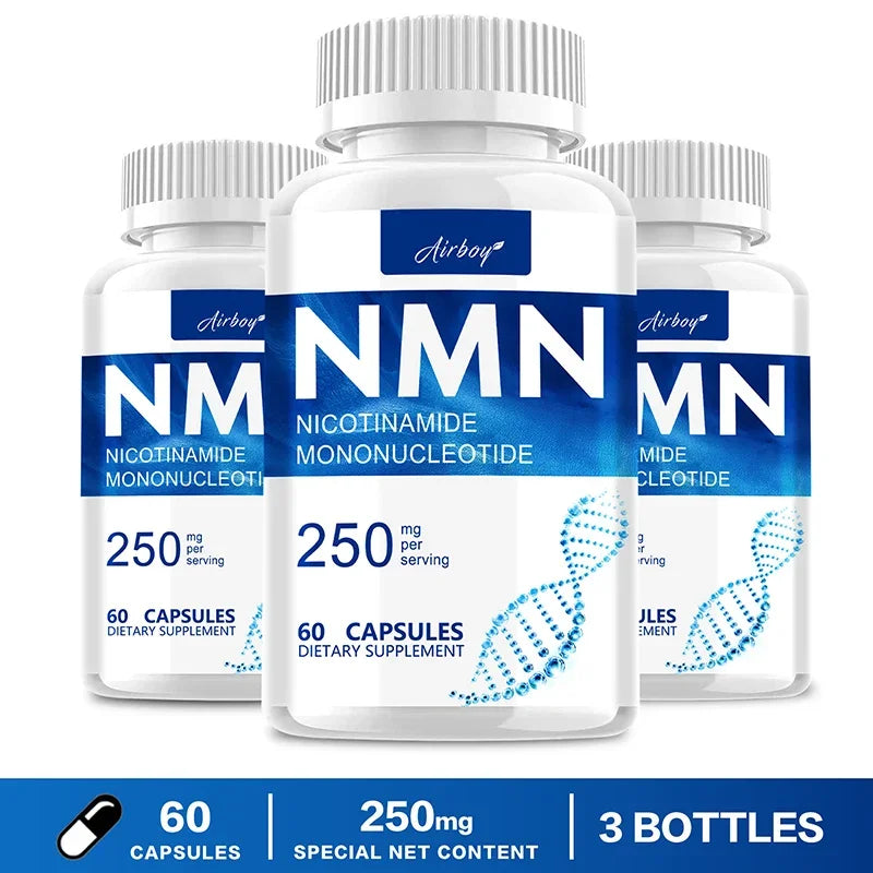 NMN Nicotinamide Mononucleotide - Supports Cell Repair and Growth, Reduces Wrinkles and Increases Skin Elasticity