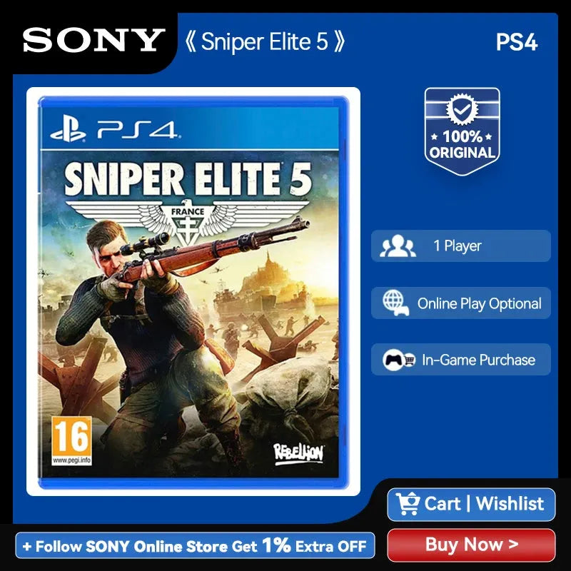 Sony PlayStation 4 Sniper Elite 5