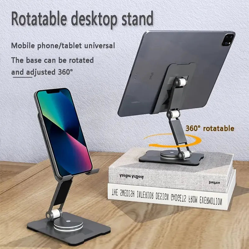 360 Rotate Metal Desk Mobile Phone Holder Stand For iPhone iPad Xiaomi Adjustable Desktop Tablet Holderl Table Cell