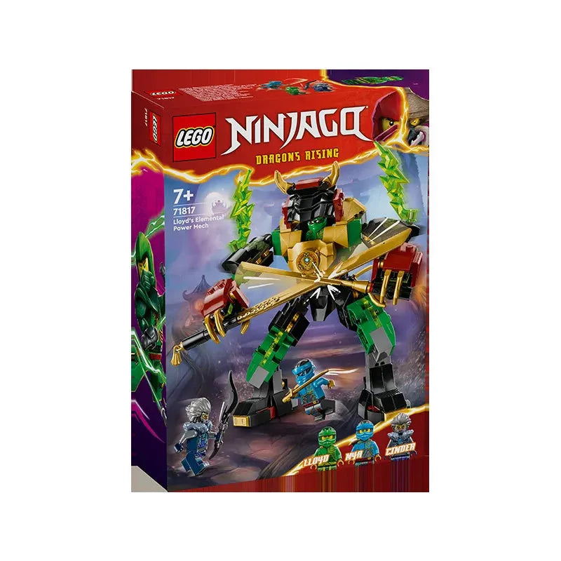 LEGO NINJAGO 71817 Phantom Ninja Lloyd's Elemental Power Mech Puzzle Building Blocks