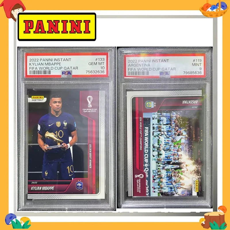 Panini star card Lionel Messi PSA10 2022 World Cup in Qatar Boy Christmas birthday present Collectible cards Mbappe