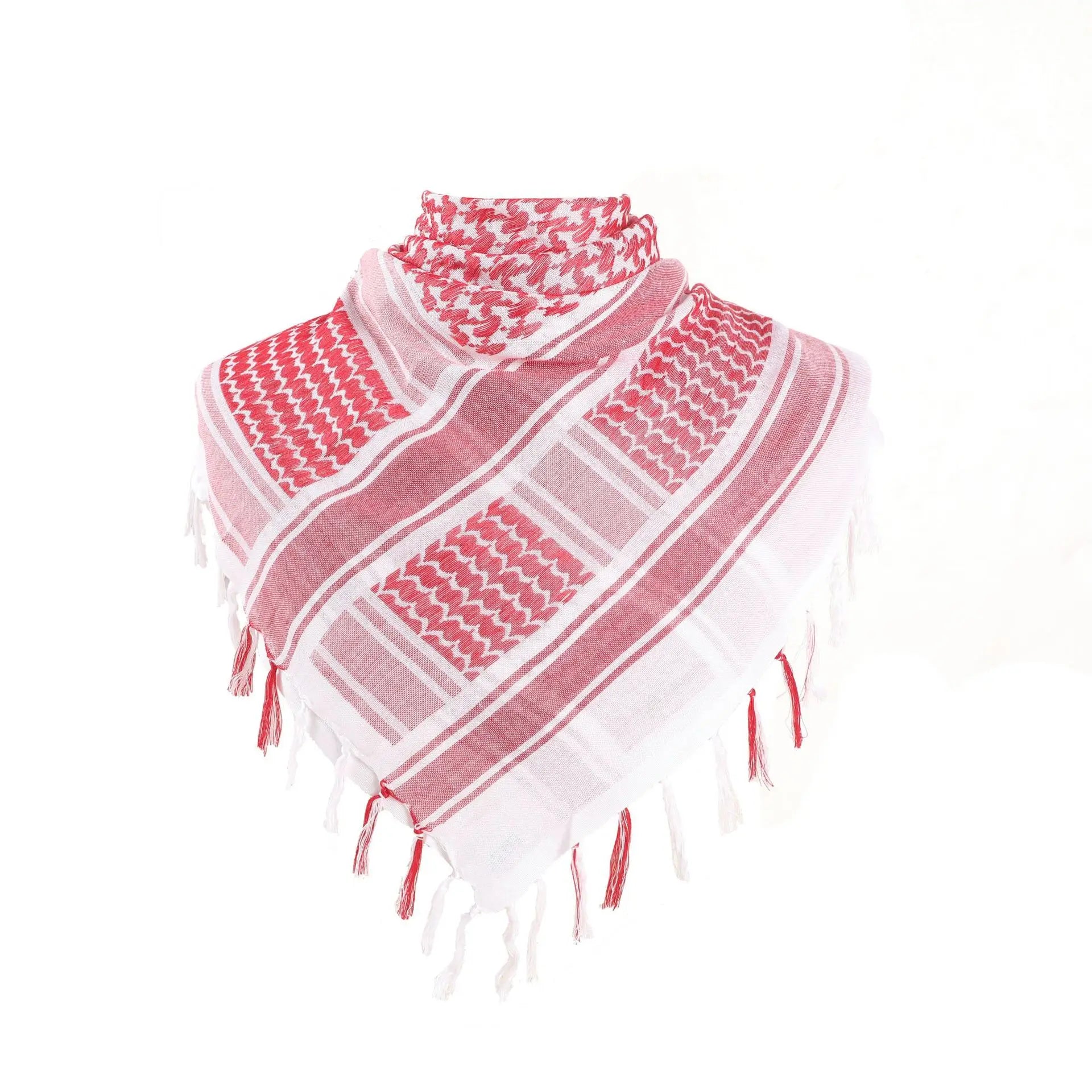 Tactical Keffiyeh Shemagh Arab Scarf Shawl Neck Cover Head Wrap Cotton Winter Scarves