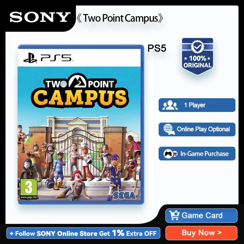Sony PlayStation 5 Game-Two Point Campus- PS5 Game Deals for Platform PlayStation5