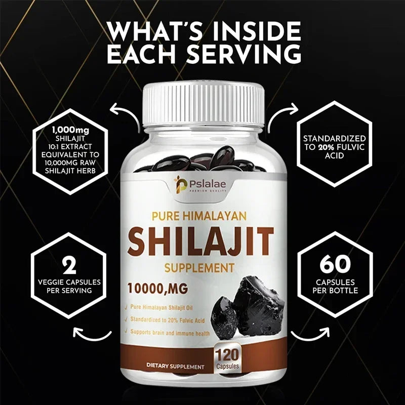 Shilajit - Increase Vitality and Energy, Improve Cognitive Function, and Enhance Memory