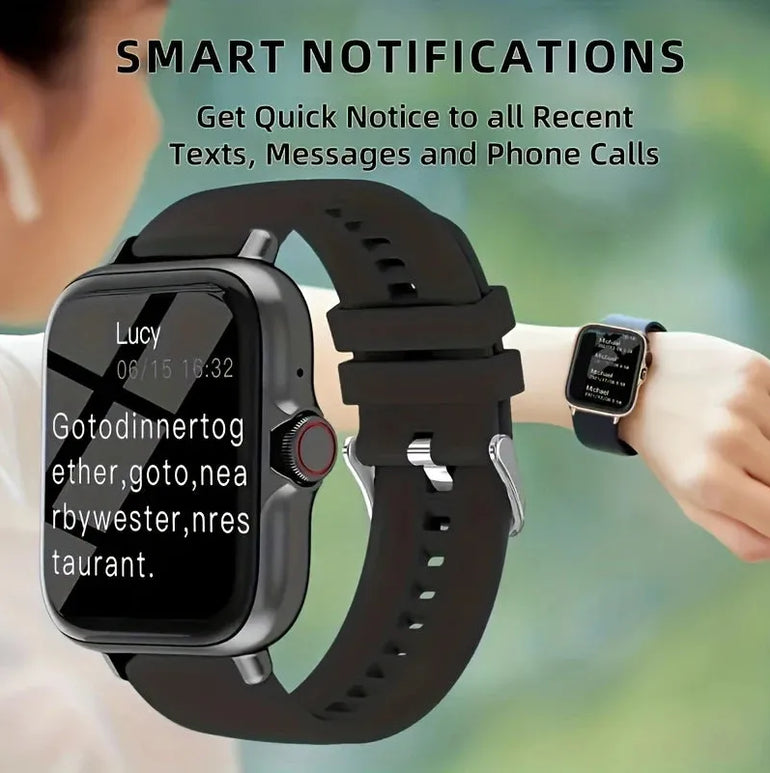 Smart watch, wireless calling /dial, multi -Sport mode, calling reminder and rejection, SMS reminder, for iPhone/Andriod