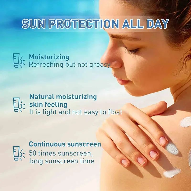 Korean Sunscreenspf50+ Pa4+ Skincare Angel Snow Grass Lightweight Sunscreen Moisturizing Isolation Milk Refreshing Sunblock 50ml