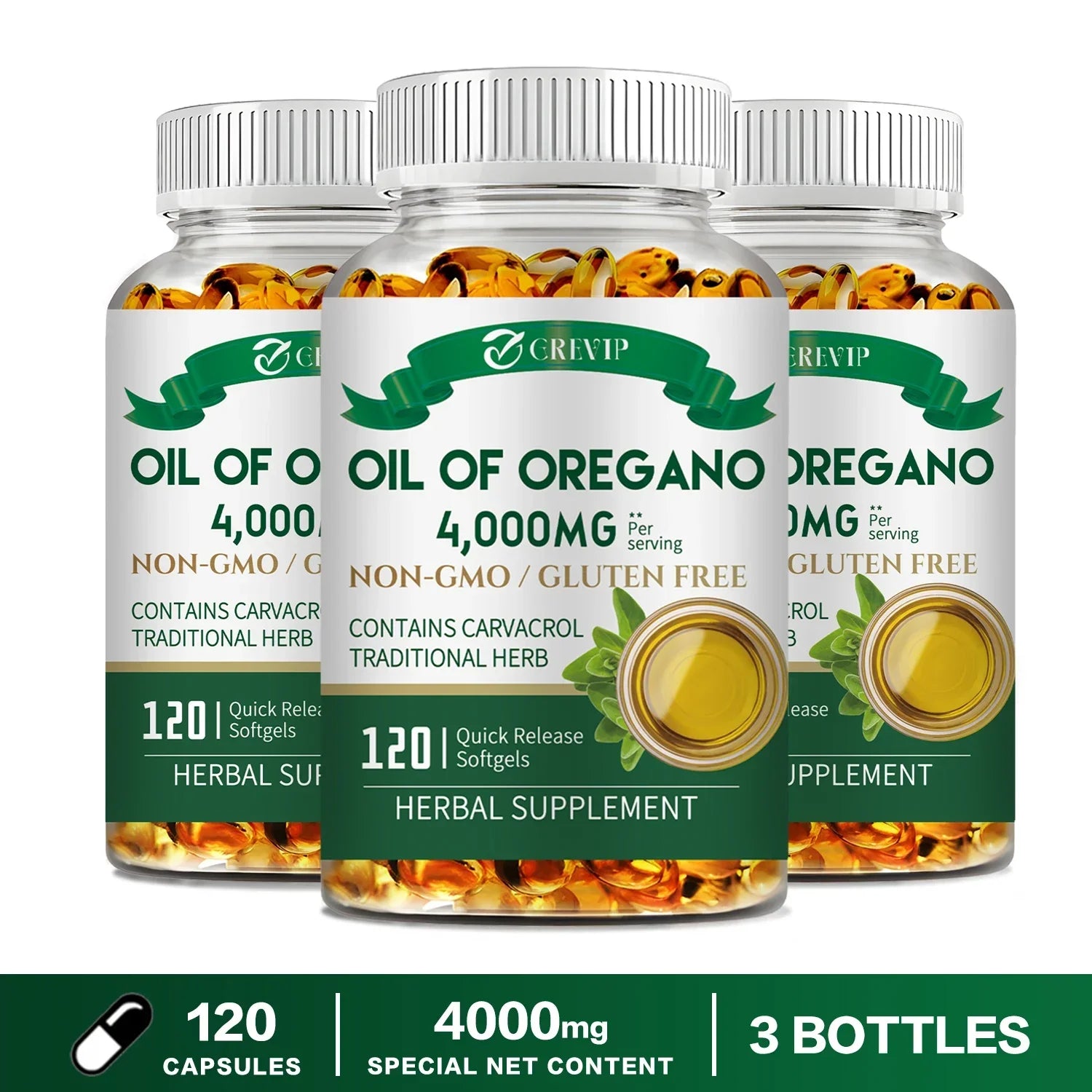 Oil of Oregano - for Immune & Kidney Health, Anti inflammatory, Relieves Bloating