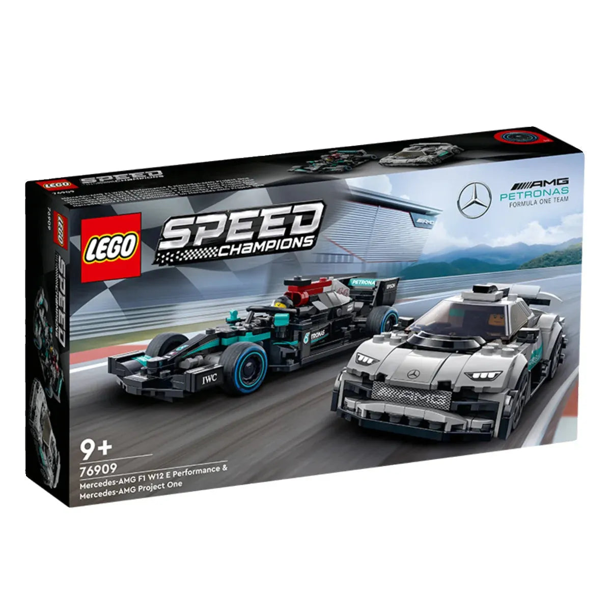 LEGO Building Block Super Series 76909 Mercedes Benz Racing Car Assembly Model Boys Gift Toy