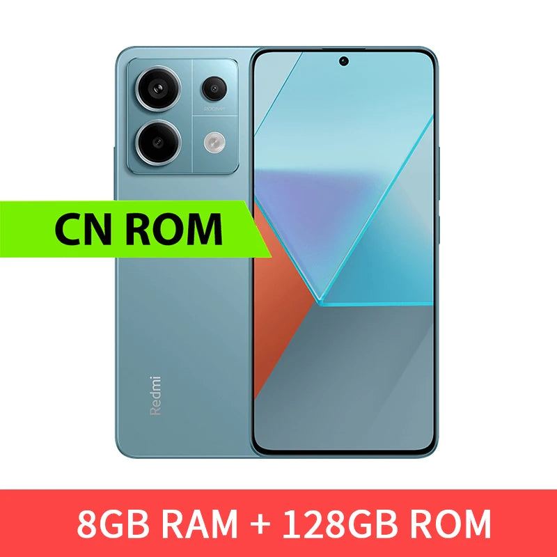 Global ROM Xiaomi Redmi Note 13 Pro 5G Mobile Phone 128GB 256GB 512GB Snapdragon 7s Gen 2 120Hz Screen 5100mAh 67W Fast Charging