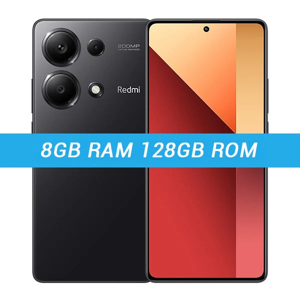 Global Version Xiaomi Redmi Note 13 Pro 4G Smartphone 200MP OIS Camera 120Hz  AMOLED Display 5000mAh 67W Turbo Charging MIUI 14