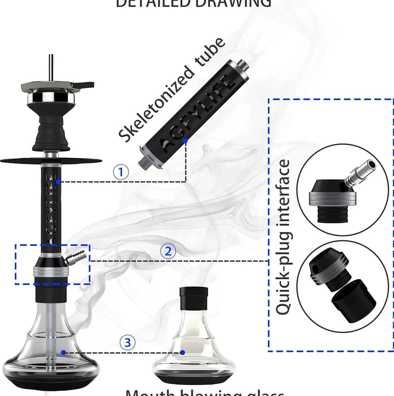 Hookah Set with Everything - AGFYLIFE 20