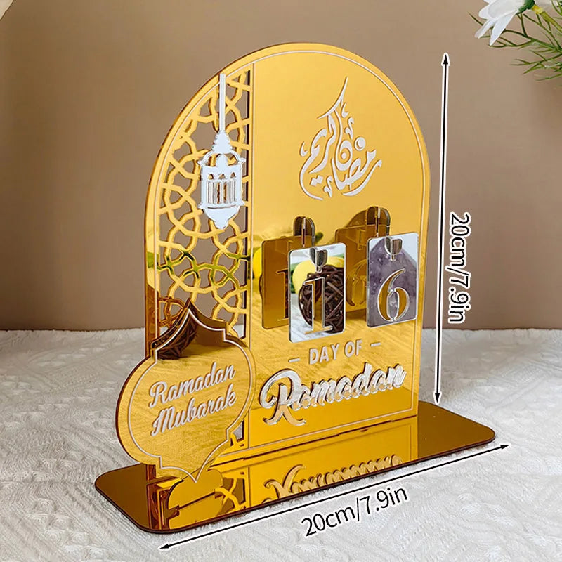 Eid Advent Calendars Ramadan Countdown Calendar 2025  Muslim Islamic Festive Decor Eid al-Fitr Decorations Eid Mubarak Gifts