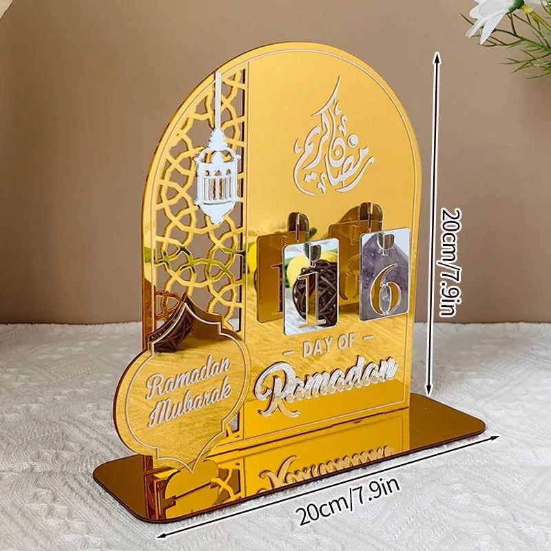 Eid Advent Calendars Ramadan Countdown Calendar 2025  Muslim Islamic Festive Decor Eid al-Fitr Decorations Eid Mubarak Gifts