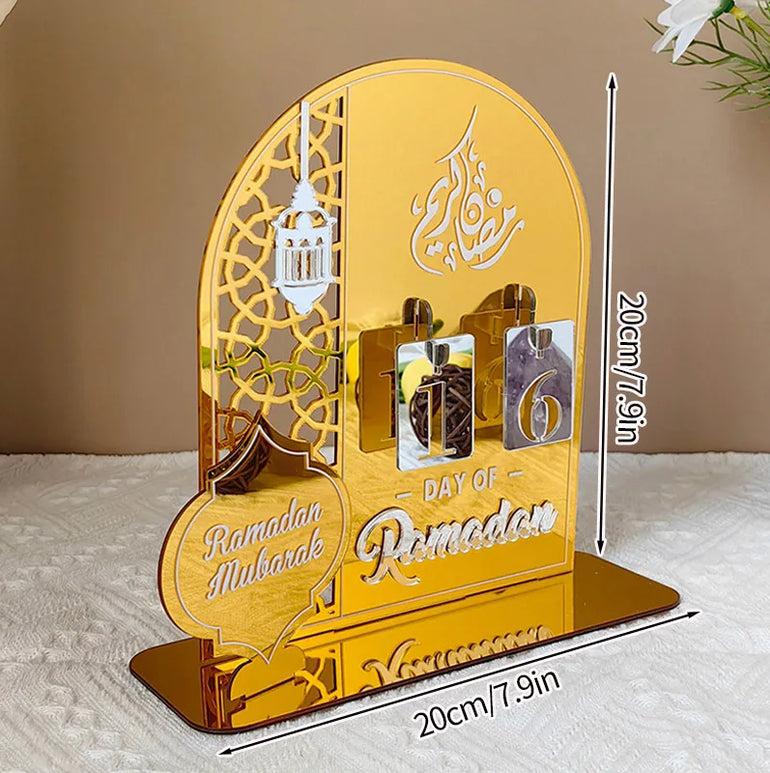 Eid Advent Calendars Ramadan Countdown Calendar 2025  Muslim Islamic Festive Decor Eid al-Fitr Decorations Eid Mubarak Gifts