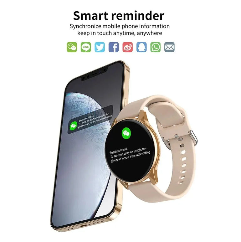 Style Smartwatch Copy Full Round Smartwatch Bluetooth Call Smart Watch Men Women Fitness Bracelets DIY Faces IOS Android