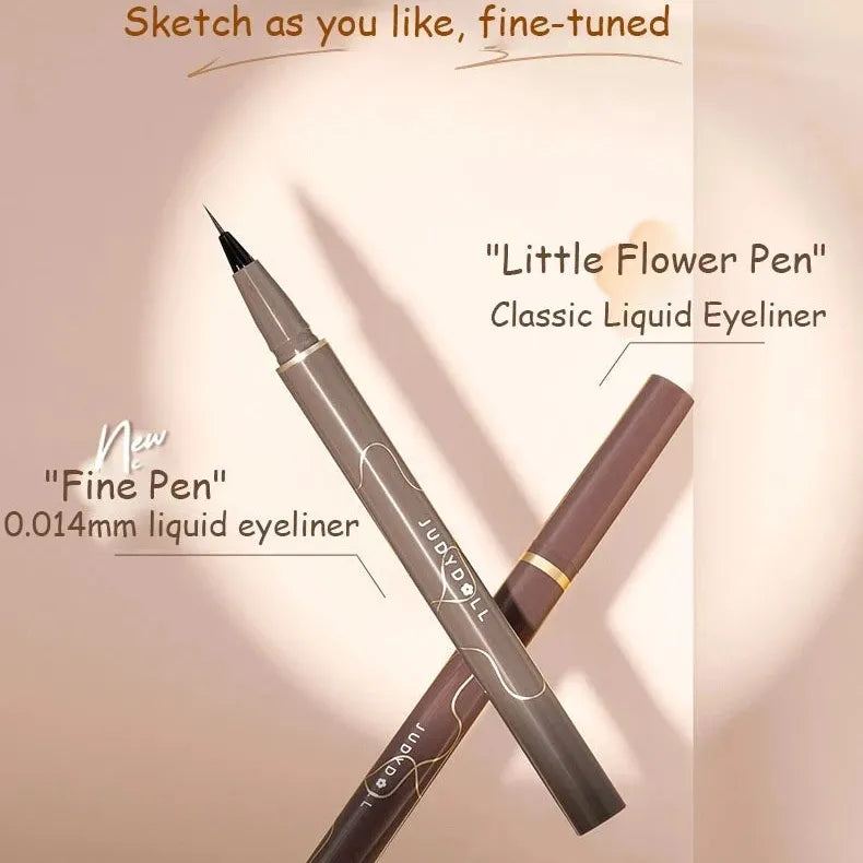 Judydoll Black Liquid Eyeliner Pencil Waterproof 24 Hours Long Lasting Eye Makeup Smooth Superfine Eye Liner Pen New