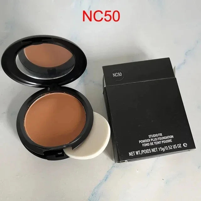 Pressed Powder Face Makeup Delicate Pressed Powder Studio Fix Powder Plus Foundation Fond De Teint Poudre15g Face Powder