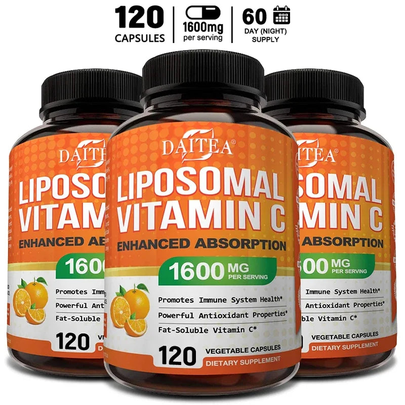 Vitamin C Vegetarian Capsules Promote Immune Development and Are Recommended To Provide VC Energy Supplements for Families