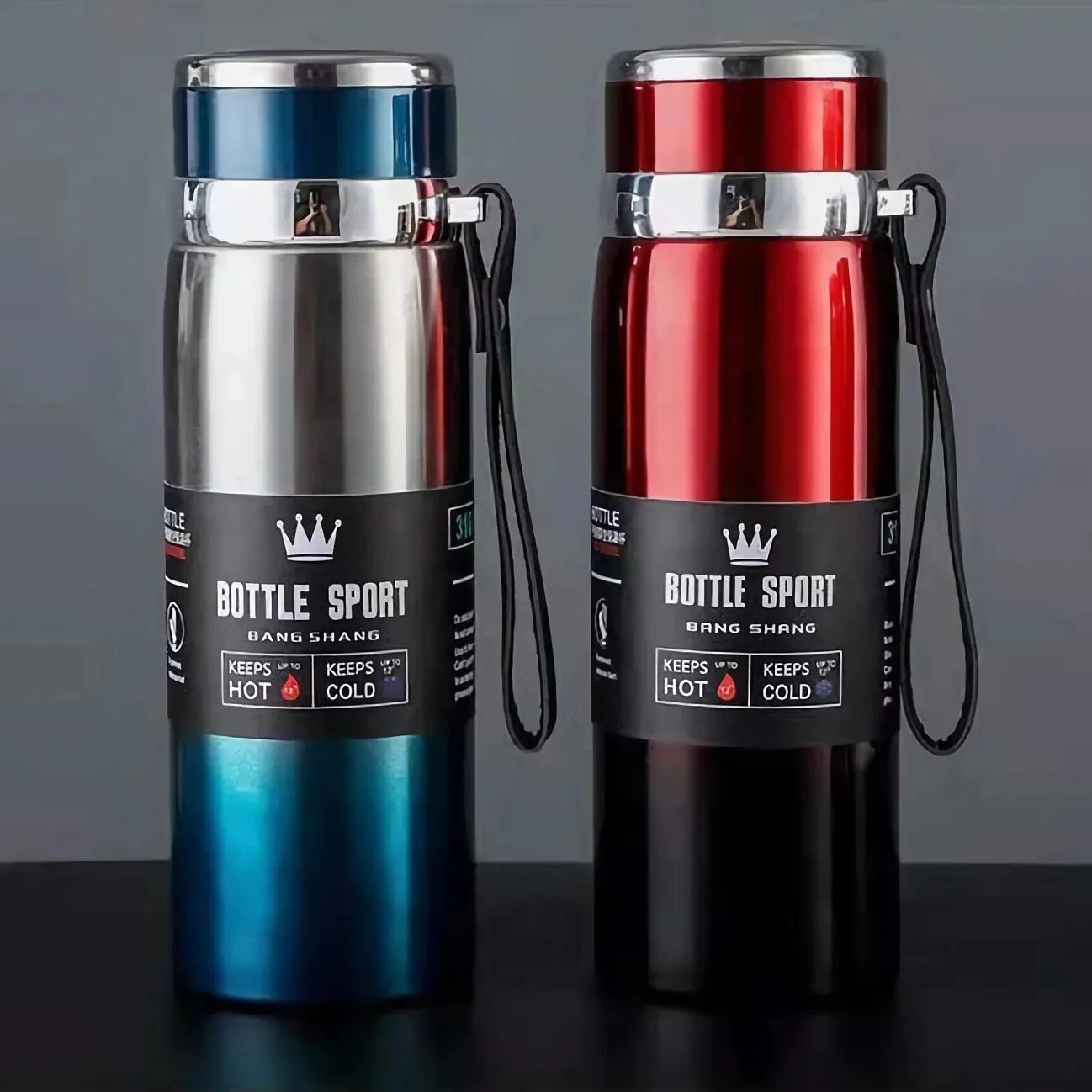 1L Thermal Water Bottle Keep Cold and Hot Water Bottle Thermos for Water Tea Coffee Vacuum Flasks Stainless Steel Thermos Bottle