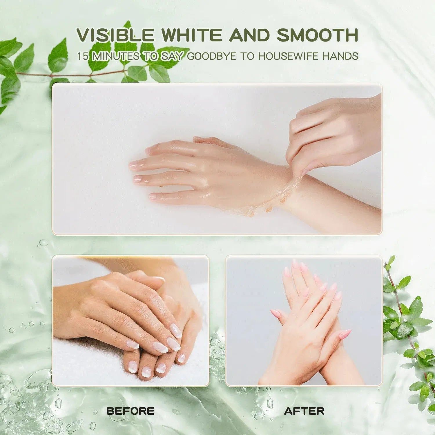 Hands Care Aloe vera Avocado & Honey Moisturizing Peel Off Hand Wax Mask Hydrating Exfoliating Nourish Skin 150g