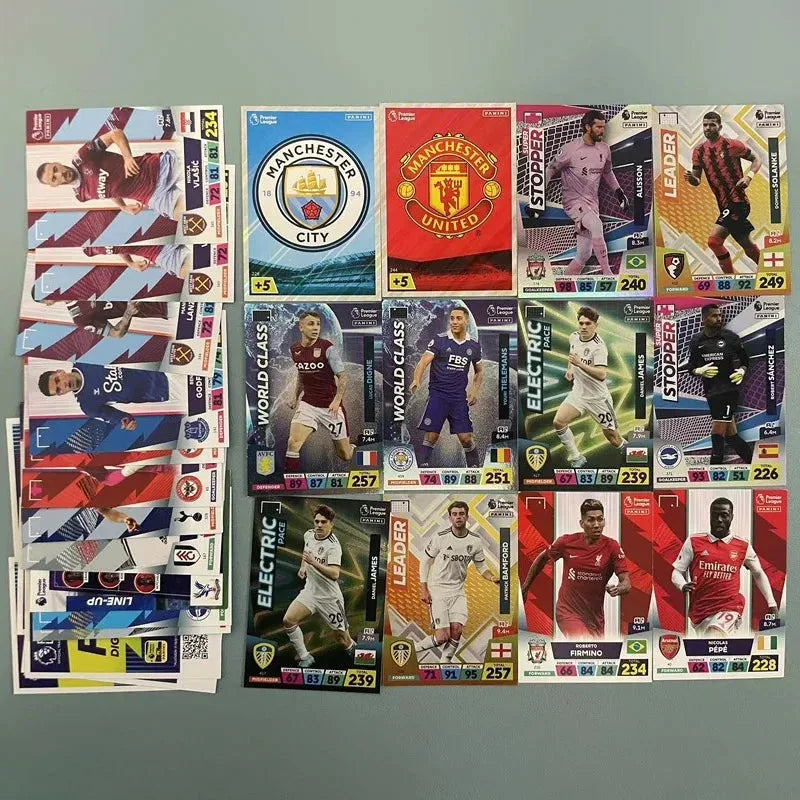 PANINI Premier League Adrenalyn XL Trading Card Collection 2023 TCG Top Class Series Base Insert Soccer Player Star Cards