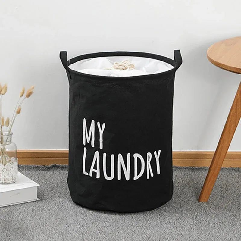 High Capacity Laundry Basket Linen Cotton Foldable Laundry Hamper Waterproof Clothes Toys Organizer Home Bathroom Storage Basket