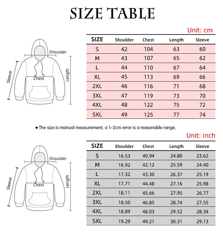 New Outdoor Sports 3D Printing Hoodies For Men Children Fashion Fitness Hooded Sweatshirts Winter Unisex Harajuku Pullovers Tops