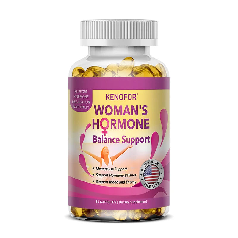 Regulates Women's Hormone Balance - Supports Hormonal Balance, Mood and Energy During Menopause 120 Capsules | DietarySappleTent