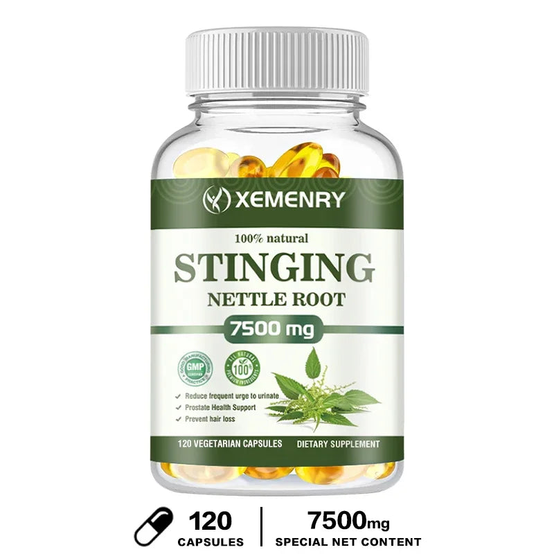 Stinging Nettle Root - Prostate Support and Urinary Tract Health, Relieve Urinary Frequency Capsules