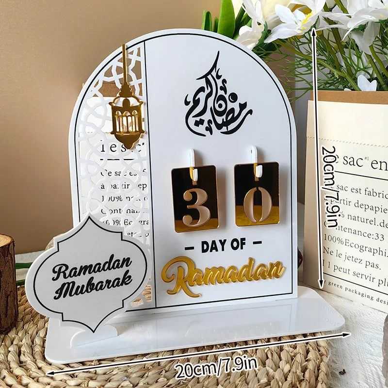 Eid Advent Calendars Ramadan Countdown Calendar 2025  Muslim Islamic Festive Decor Eid al-Fitr Decorations Eid Mubarak Gifts