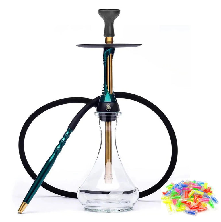 Premium Shisha Hookah Set Multicolor Sheesha Chicha Nargile Water Pipe Smoking Accessories