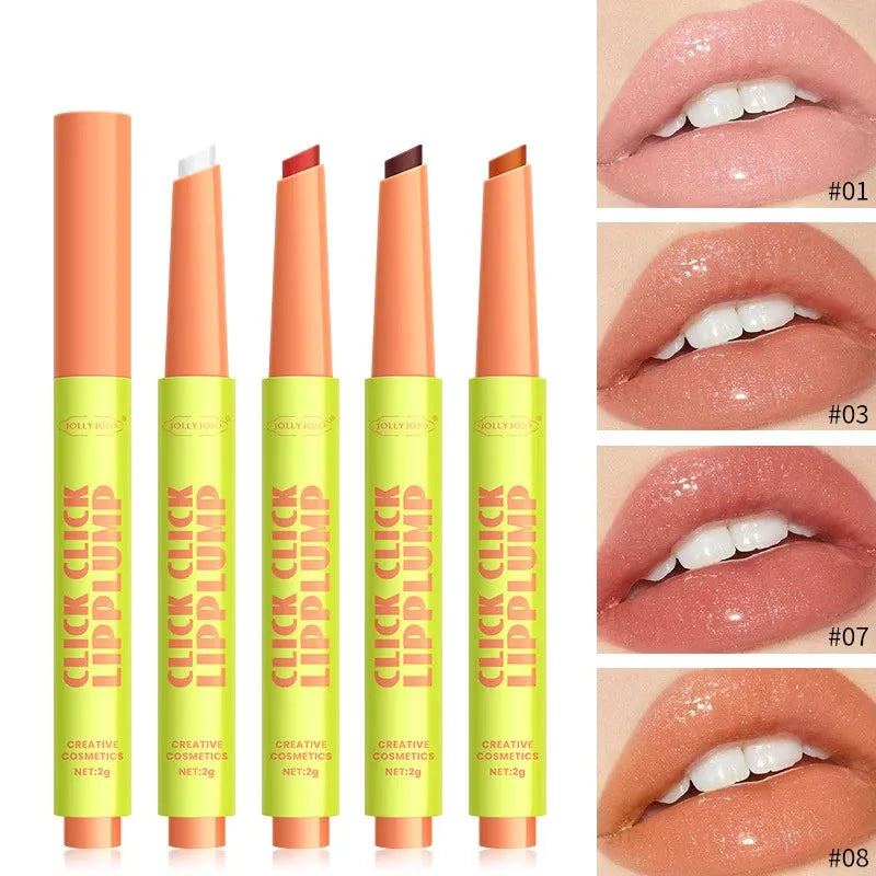 Jolly Mirror Glass Nourishing Moisturing Lipstick Pearlescent Gloss Tint Plumper Long Lasting Waterproof Lipstick Makeup 24HR