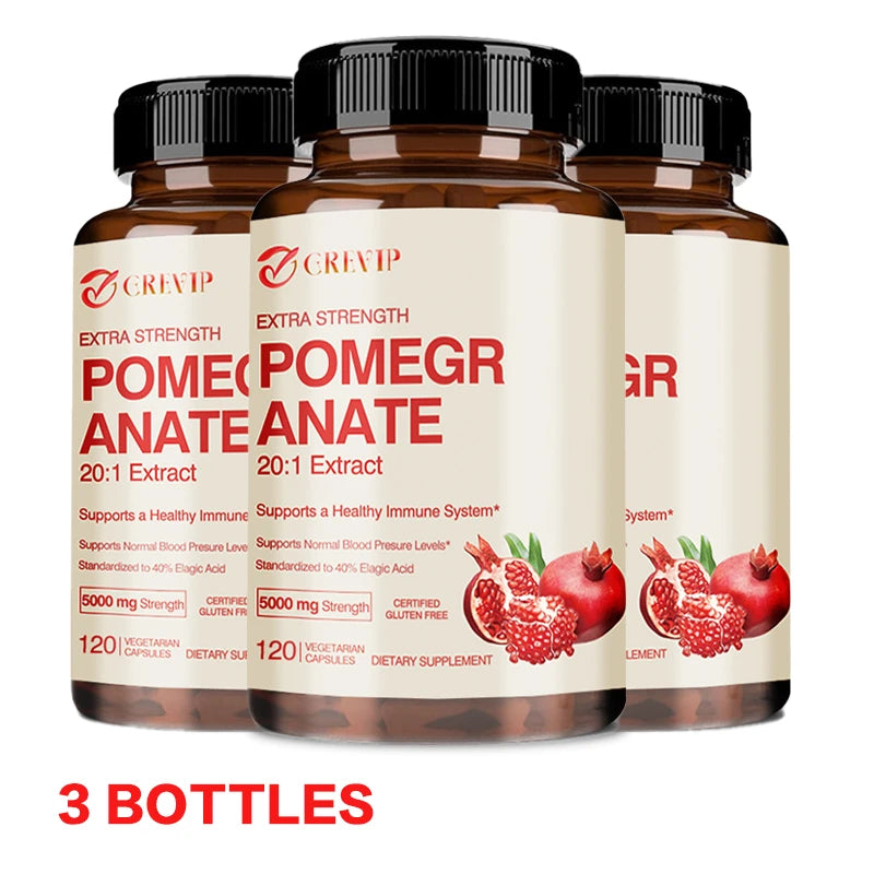 Pomegranate Extract - Maintains Normal Blood Pressure Levels and Improves Mental Health