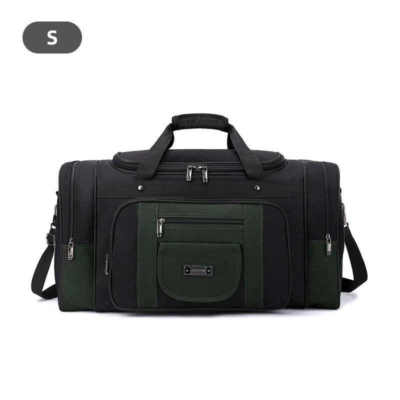 Men Travel Bag Gym Fitness Multi-funcation Detachable Shoulder Strap Handbag Shoes Pocket Traveling Storage Crossbody Bags