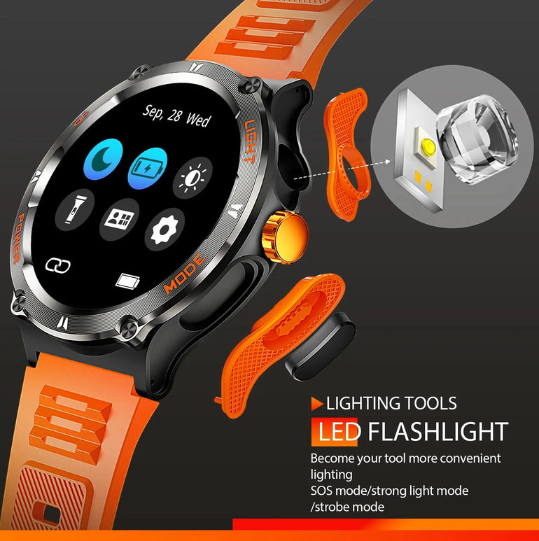 EIGIIS Smart Watch 3ATM Waterproof 1.53