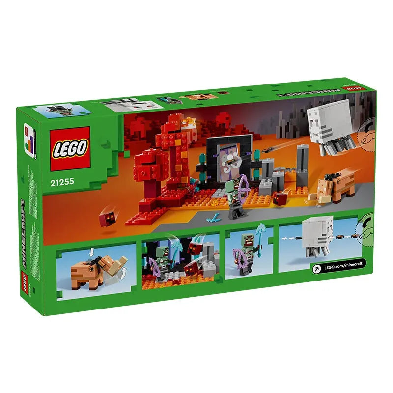 LEGO Minecraft 21255 Lower Boundary Portal Ambush Boys And Girls Puzzle Building Block Children's Toy