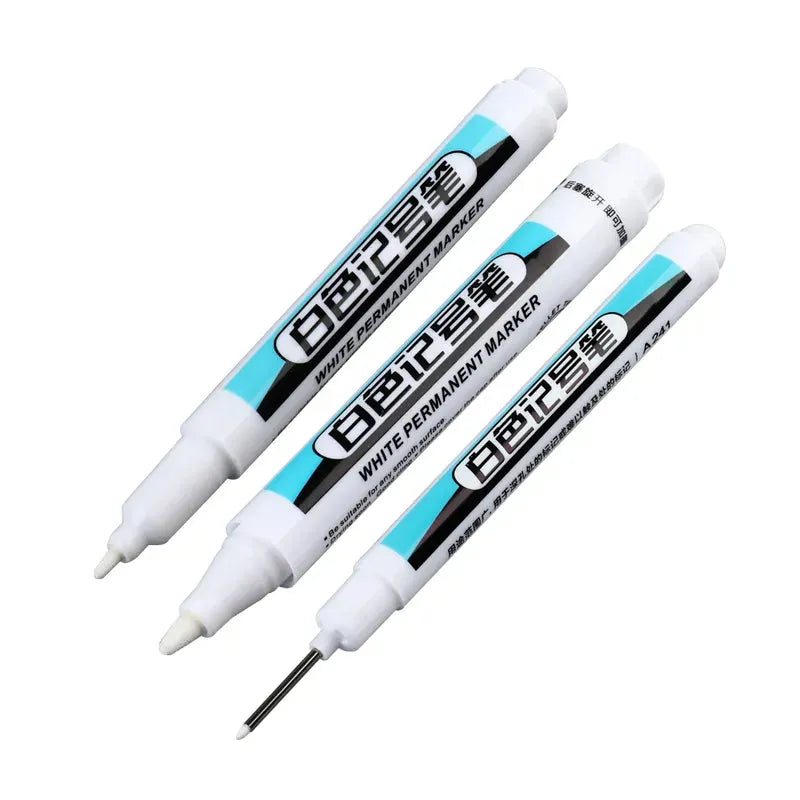 White Permanent Marker Pens 1/3Pcs Paint Markers